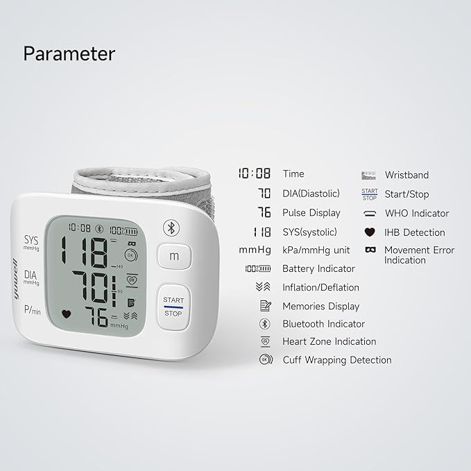 yuwell Smart Wrist Blood Pressure Monitor