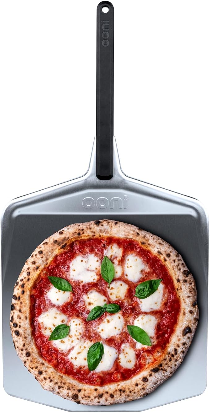 ooni 14” Metal Pizza Peel – Metal Pizza Peel 14 Inch, Pizza Spatula Paddle