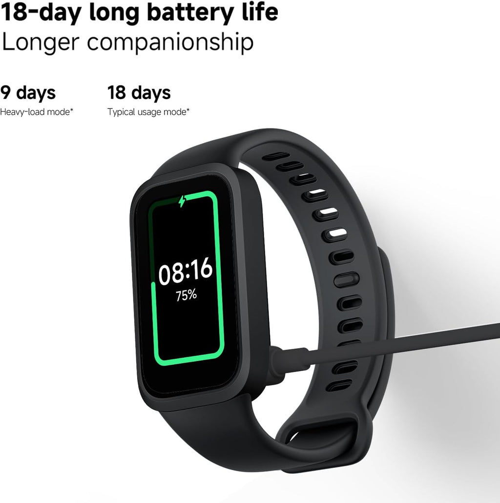 xiaomi smart band 9 active global version, 1.47'', close-up detail