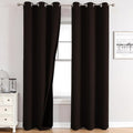 ChrisDowa 100% Blackout Curtains