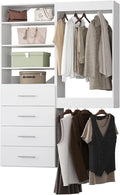 64" Wide Modular Closet Organizer