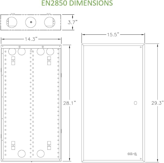 On-Q 28" Structured Media Enclosure