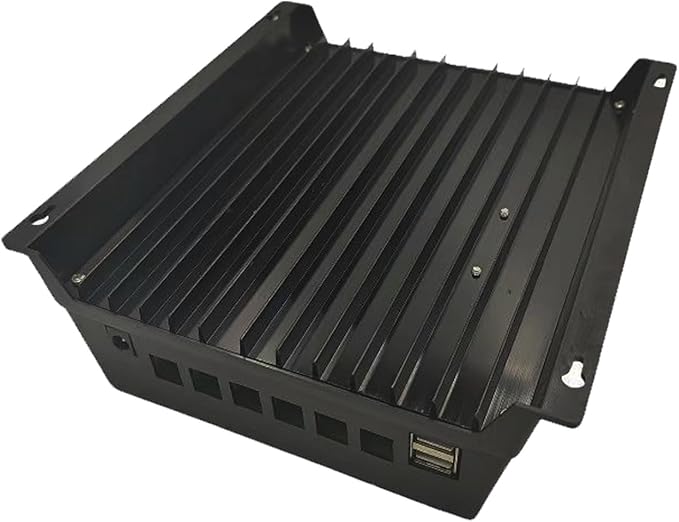 Saooer 100A MPPT Solar Charge Controller, 12/24/36/48V, LCD Display, Dual USB