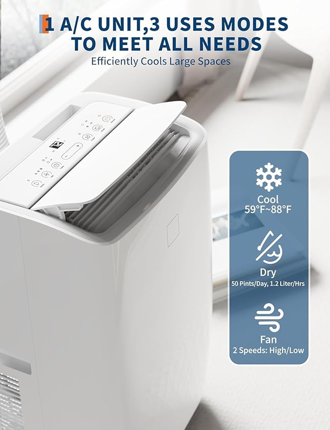Portable Air Conditioners 14, 000 BTU, Portable AC Unit