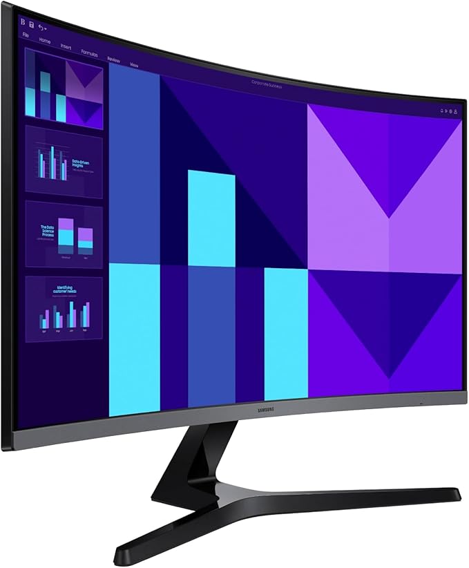 Samsung 32-inch S3 FHD 100Hz Curved Monitor, Game Mode, Eye Saver Mode
