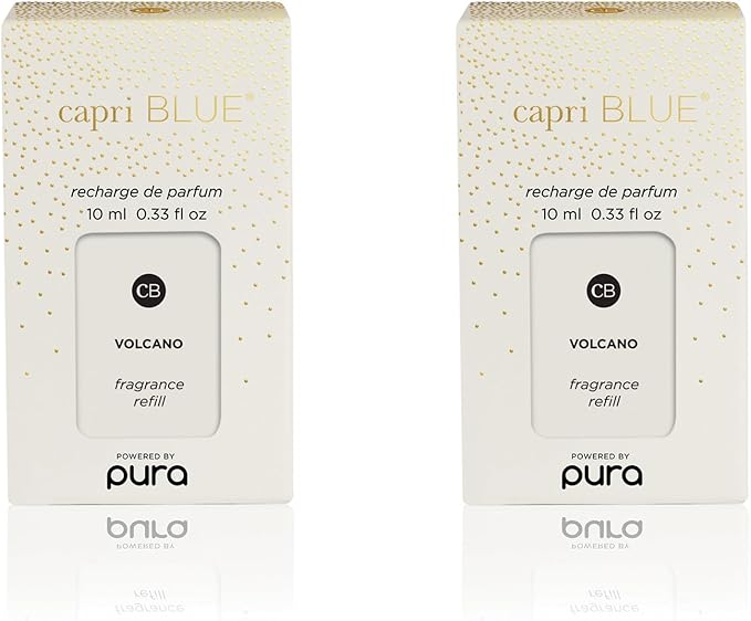 Capri Blue Pura Smart Home Plug-in Diffuser Refills – Includes 2 Capri Blue (Pack of 2)