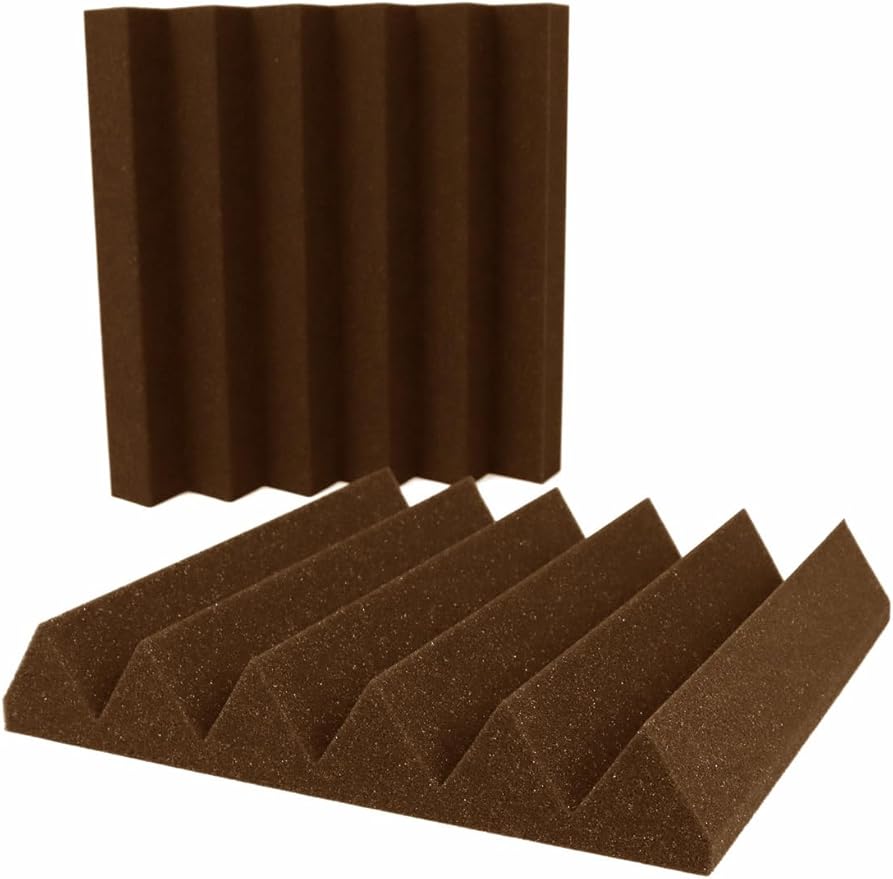 Foam Factory Inc 24 Pack Color Acoustic Foam Panel Studio Soundproofing Wedge