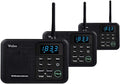 Wuloo Intercoms Wireless for Home 1 Mile Range 22 Channel 100 Digital Code