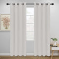 Easy-Going Blackout Curtains for Bedroom, Solid Thermal Insulated Grommet and