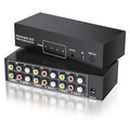 BolAAzuL RCA Switch Splitter 4 in 2 Out