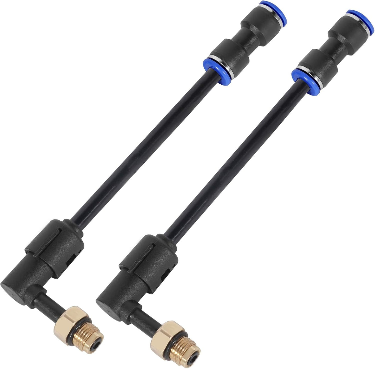 2PCS Suspension Elbow Air Strut Repair Kits with Hose Fit for Jeep Grand Cherokee 2011-2020 for Dodge Ram 1500 2011-2020 Replace 68084809AA 68059905AD 68059905AC