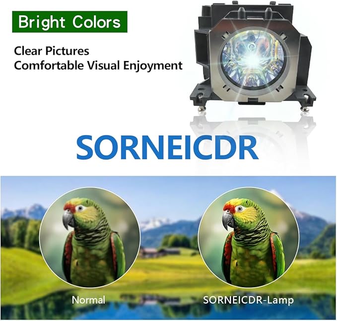 SORNEICDR ET-LAV200 Replacement Projector Lamp Bulb Compatible