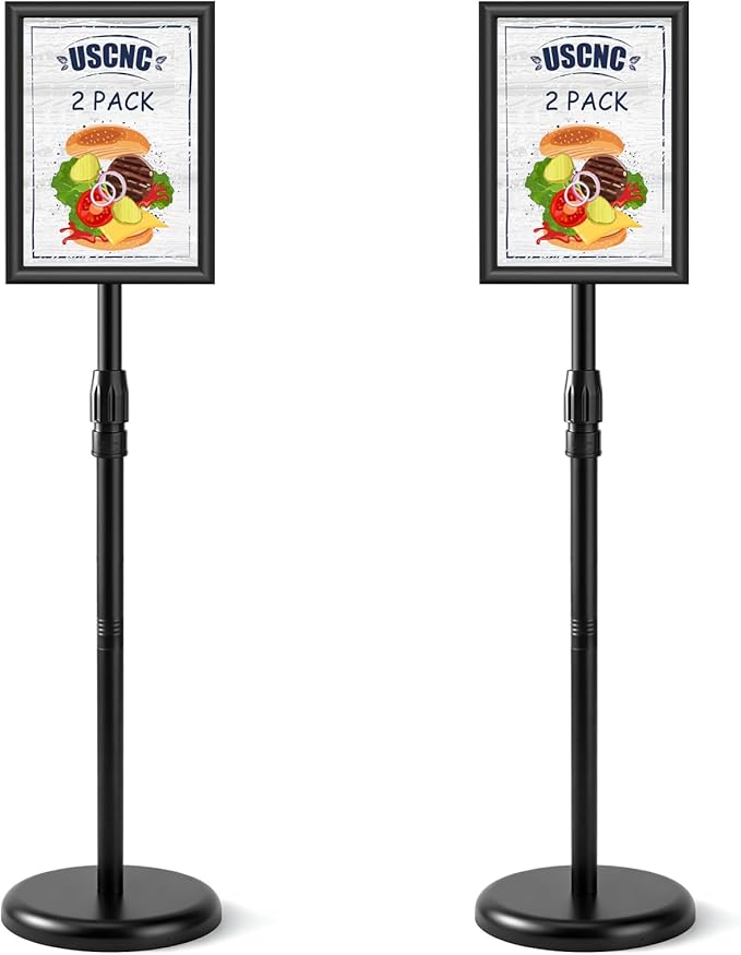 USCNC Sign Holder Stand 8.5x11 inch (2 Pack)