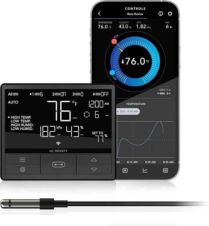 AC Infinity Controller 69 PRO, Smart Environmental Controller