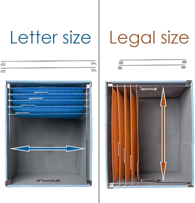 PRANDOM File Organizer Box (Set of 4)