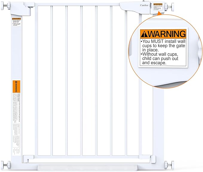 Cumbor 2 Pack 29.7-46" Baby Gate