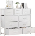 LUMTOK 10-Drawer Dresser, Fabric Storage Dressers Drawers