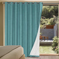 H.VERSAILTEX Linen Blackout Curtains Durable Thick Textured Linen Look 100%