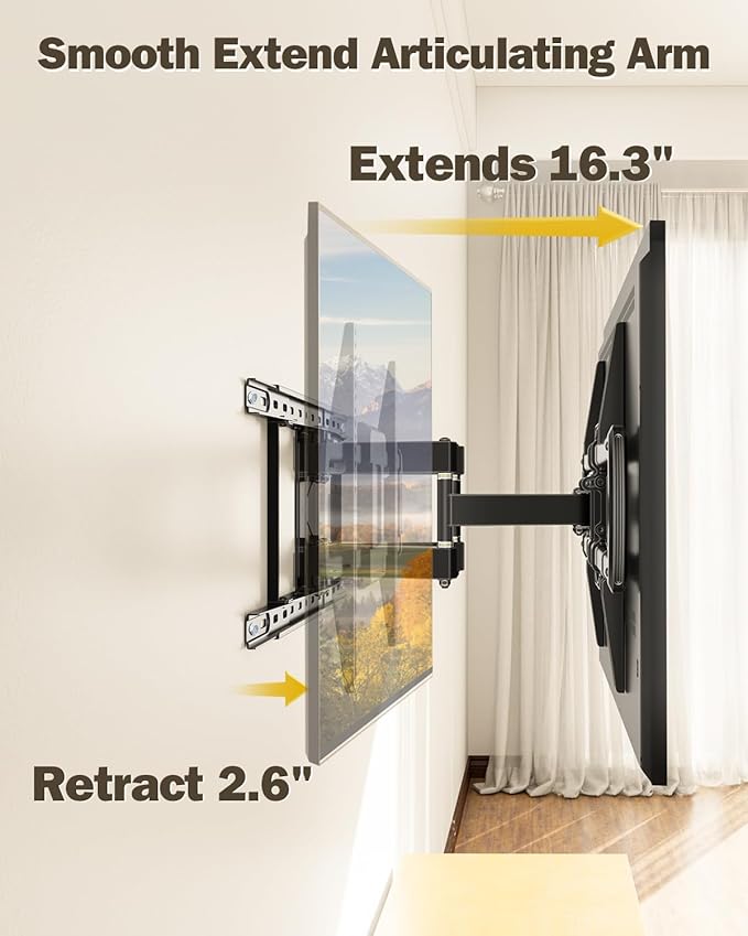 Mounting Dream UL Listed Full Motion TV Wall Mount