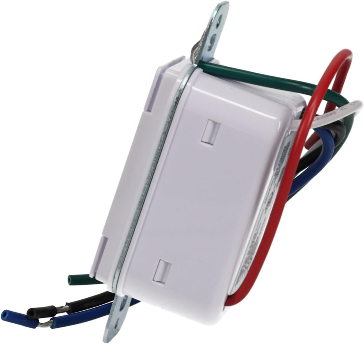 intermatic st700w ascend 7-day in-wall programmable timer, side view