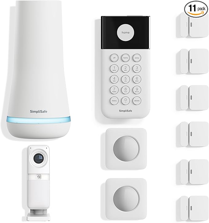 SimpliSafe 11 Piece Wireless Home Security System Gen 3