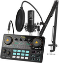 MAONO Podcast Equipment Bundle Audio mixer All-in-One Podcast Production Studio