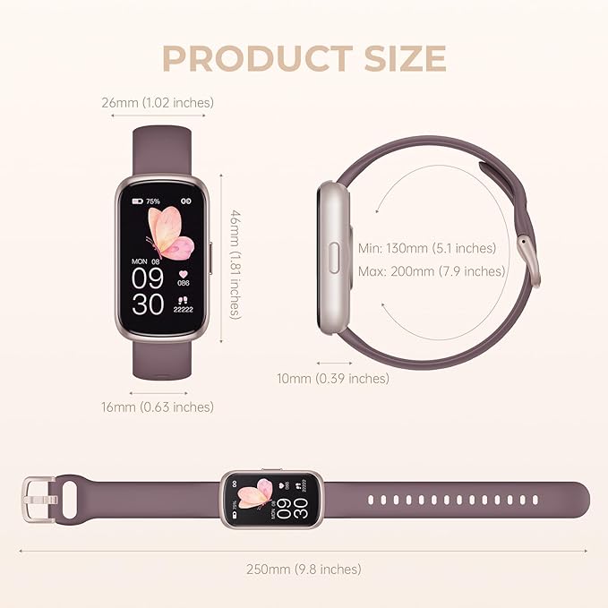 TIFOZEN Health Fitness Tracker Smart Watch