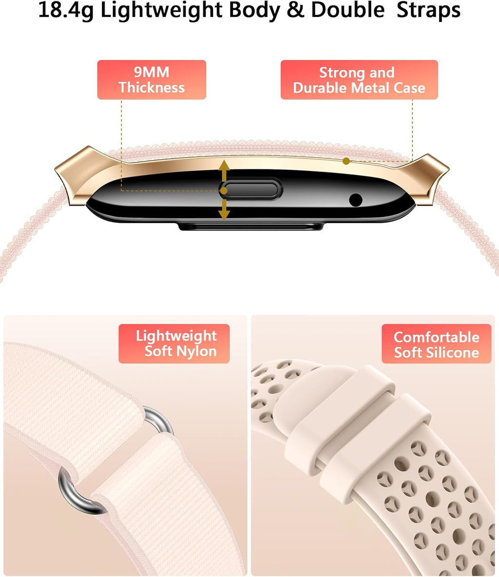 smart bracelet for women, 24/7 wearable health activity on a desk or shelf