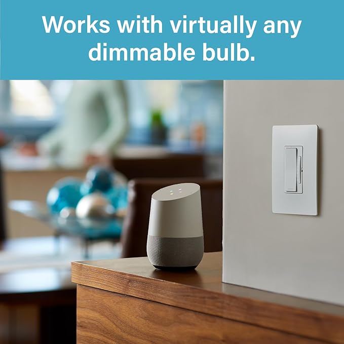 Legrand Radiant® Wi-Fi Matter Smart LED Dimmer, Effortless Setup, Enhanced