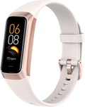 TROTY Fitness Tracker with Heart Rate/Blood Oxygen/Sleep Monitor, 20+ Sports Modes Smart Watches for Women/Men, Activity & Step Tracker Smart Watch for Android/iOS Phones (White)