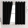 ChrisDowa 100% Blackout Curtains