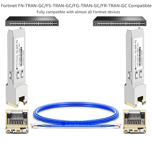 OPSTRAN 1000BASE-T SFP RJ45 Copper Transceiver Module Compatible (10 Pack)