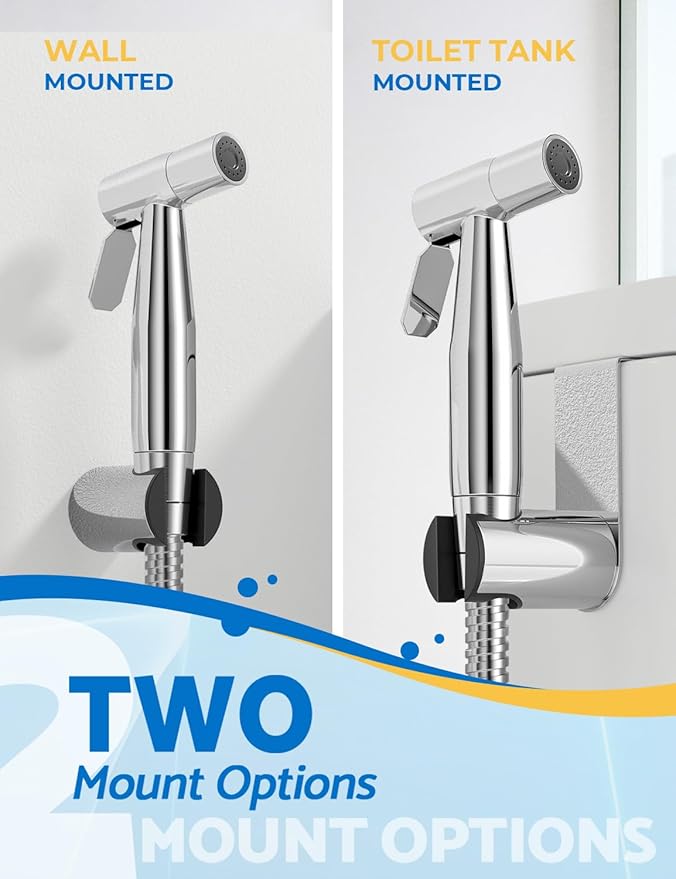 Chrome Handheld Bidet Sprayer, Jet Sprayer