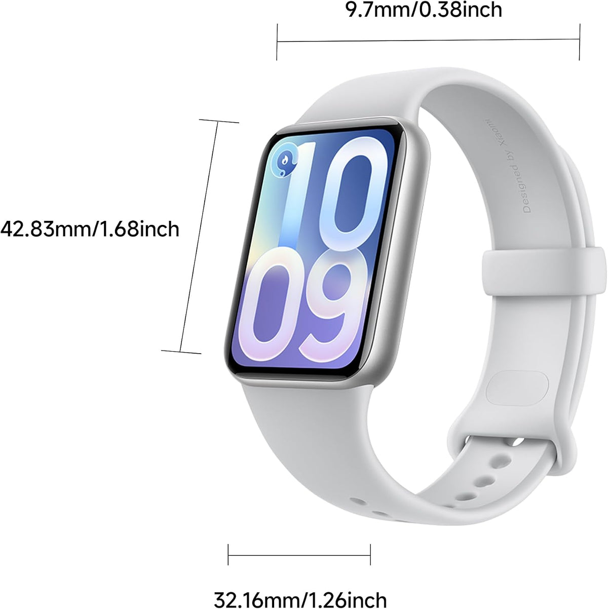 xiaomi smart band 10 pro amoled gps 21-day shown in use