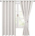 Hiasan Blackout Curtains for Bedroom, 60 x 63 Inches Length