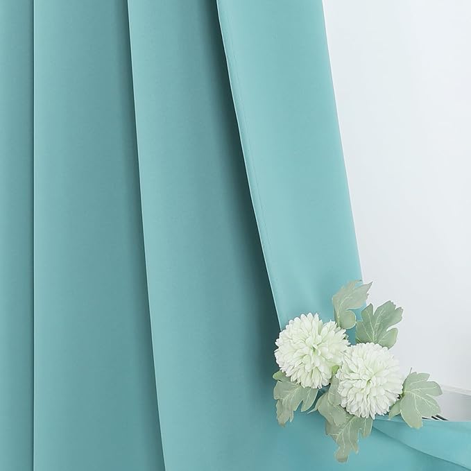ChrisDowa Blackout Curtains 90 inches Long