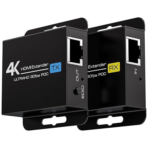 PVBCTCSID 4K HDMI Extender Over CAT6/7 4K30Hz Upto 131ft/40m 1080P Upto