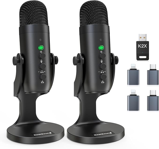 ZealSound Podcast Microphone, Podcast Equipment Bundle