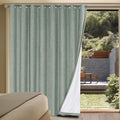 H.VERSAILTEX Linen Blackout Curtains Durable Thick Textured Linen Look 100%