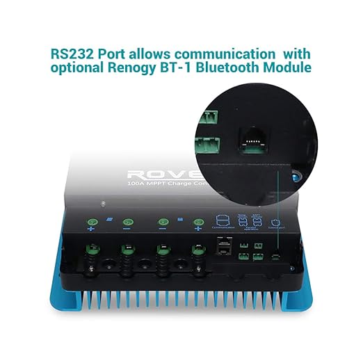 Renogy 100A 12V/24V/36V/48V DC Input MPPT Solar Charge Controller Auto
