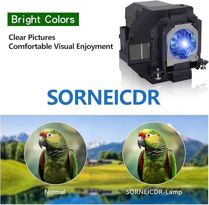 EP97 Replacement Projector Lamp Bulb Compatible