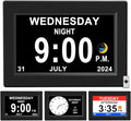 CAZOKASI 8inch Extra Large Impaired Vision Digital Alarm Clock