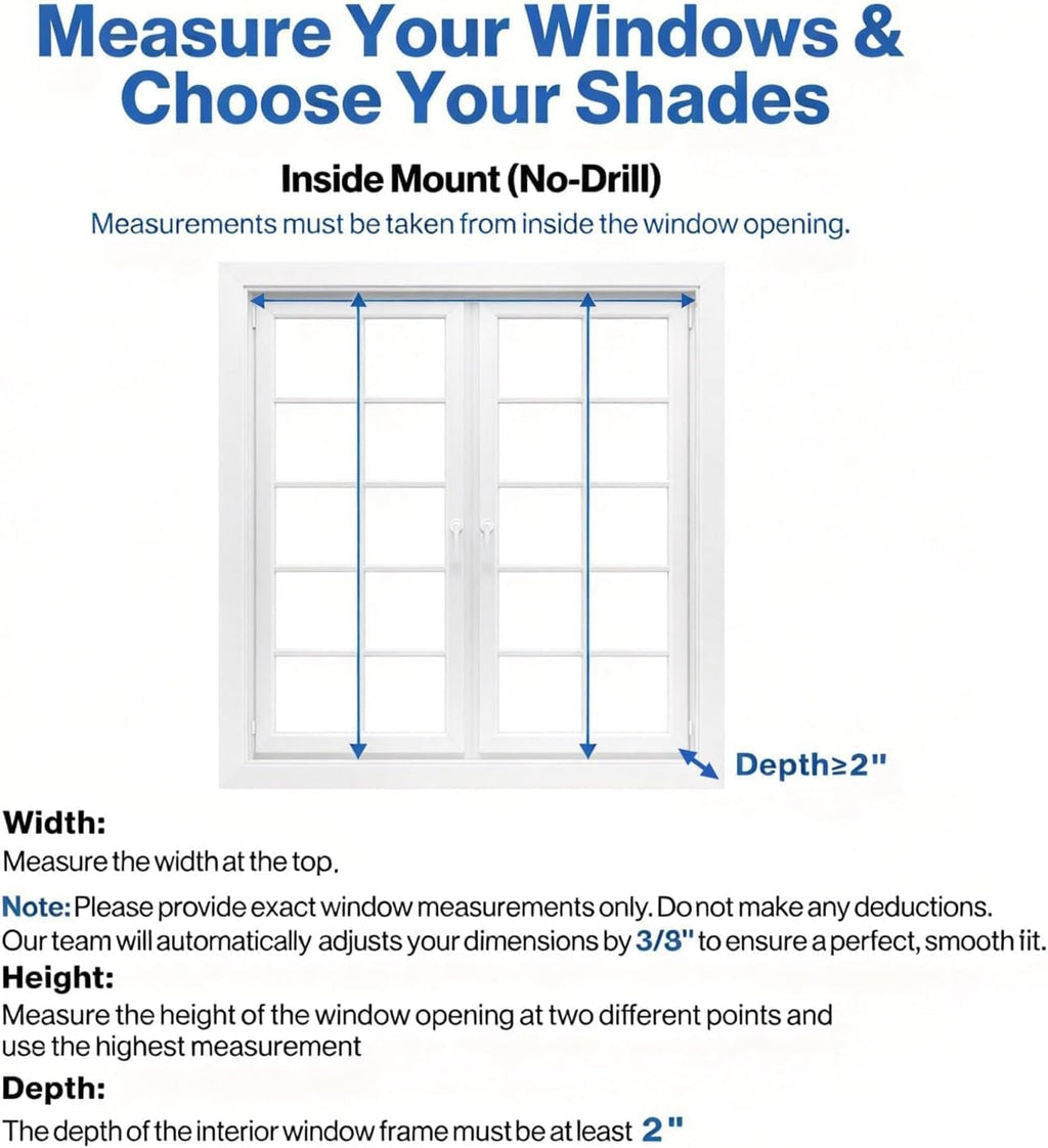 no drill blackout cellular shades, white, 31" w on a desk or shelf