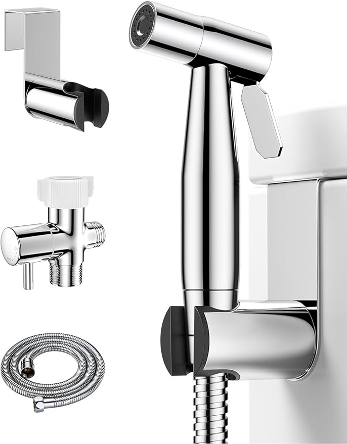 Chrome Handheld Bidet Sprayer, Jet Sprayer