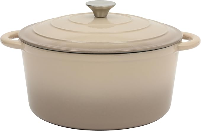 Gibson Home Addlestone 7 Qt Enameled Cast Iron Dutch Oven Pot