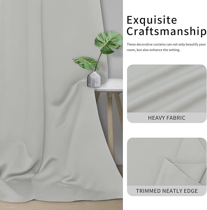 Easy-Going Blackout Door Curtains
