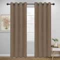 Easy-Going Blackout Curtains for Bedroom, Solid Thermal Insulated Grommet and