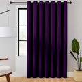 ChrisDowa Room Divider Curtain 96 Inches Long, Wide Blackout Sliding Door