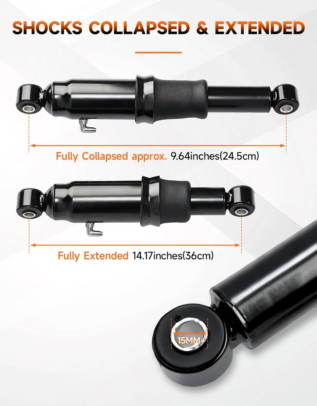 tct-motorparts rear air ride suspension kit fit for, close-up detail
