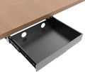 Under Desk Mounted Slide out Drawer, W 13.4" x D 9.3" Storage Organizer